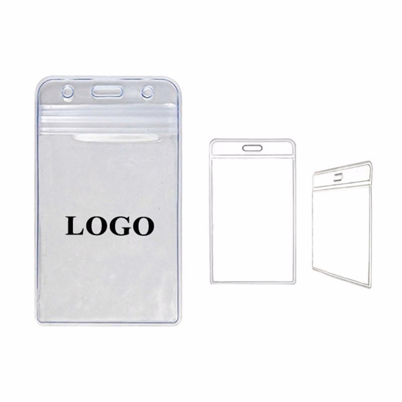Vertical Clear ID Badge Card Holders
