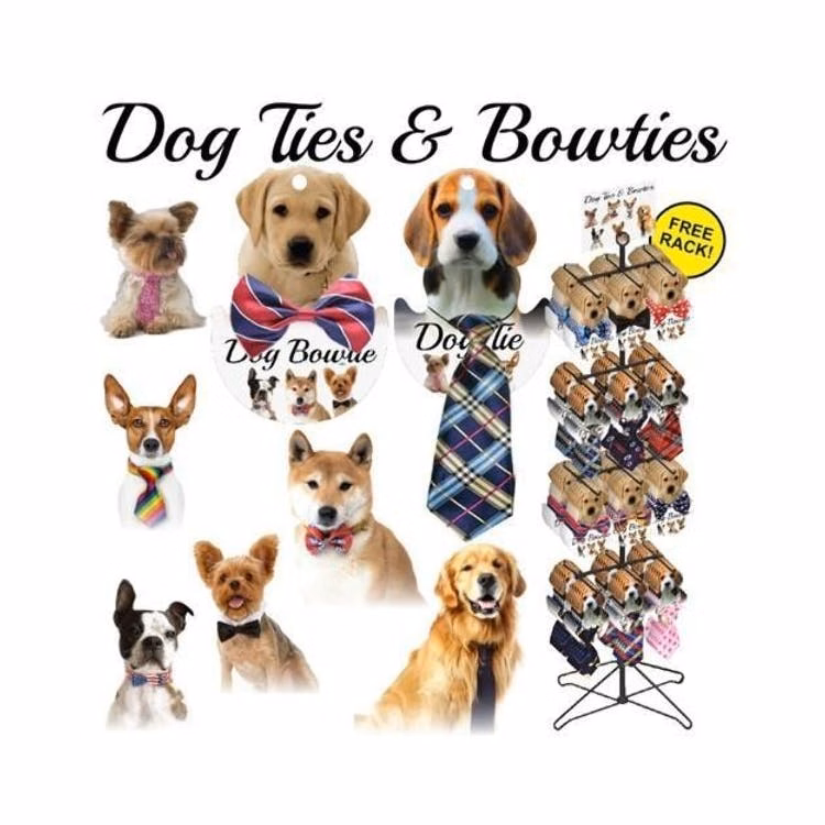 Dog Bowties & Ties - 144 Piece Display