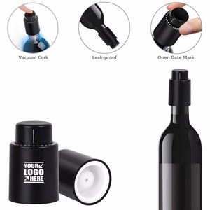 Durable ABS Date Mark Vacuum Wine Bottle Stopper