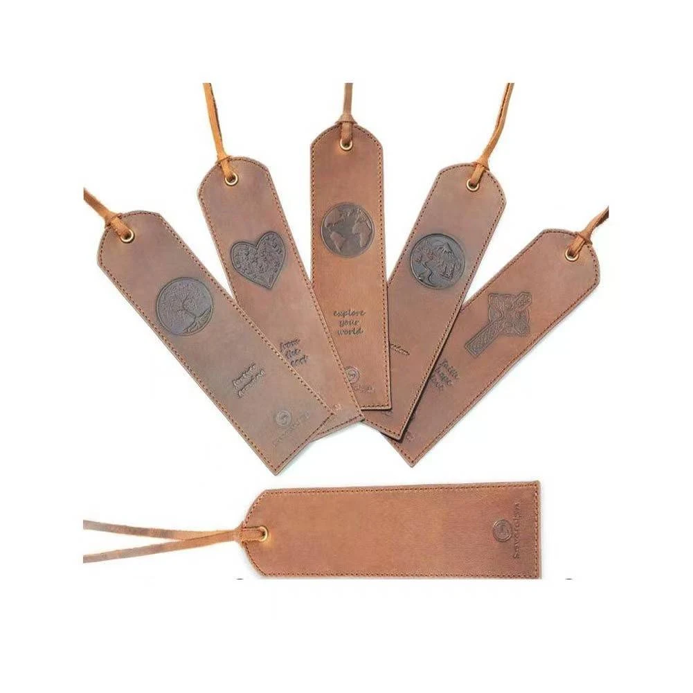 Handmade Leather Bookmark 1