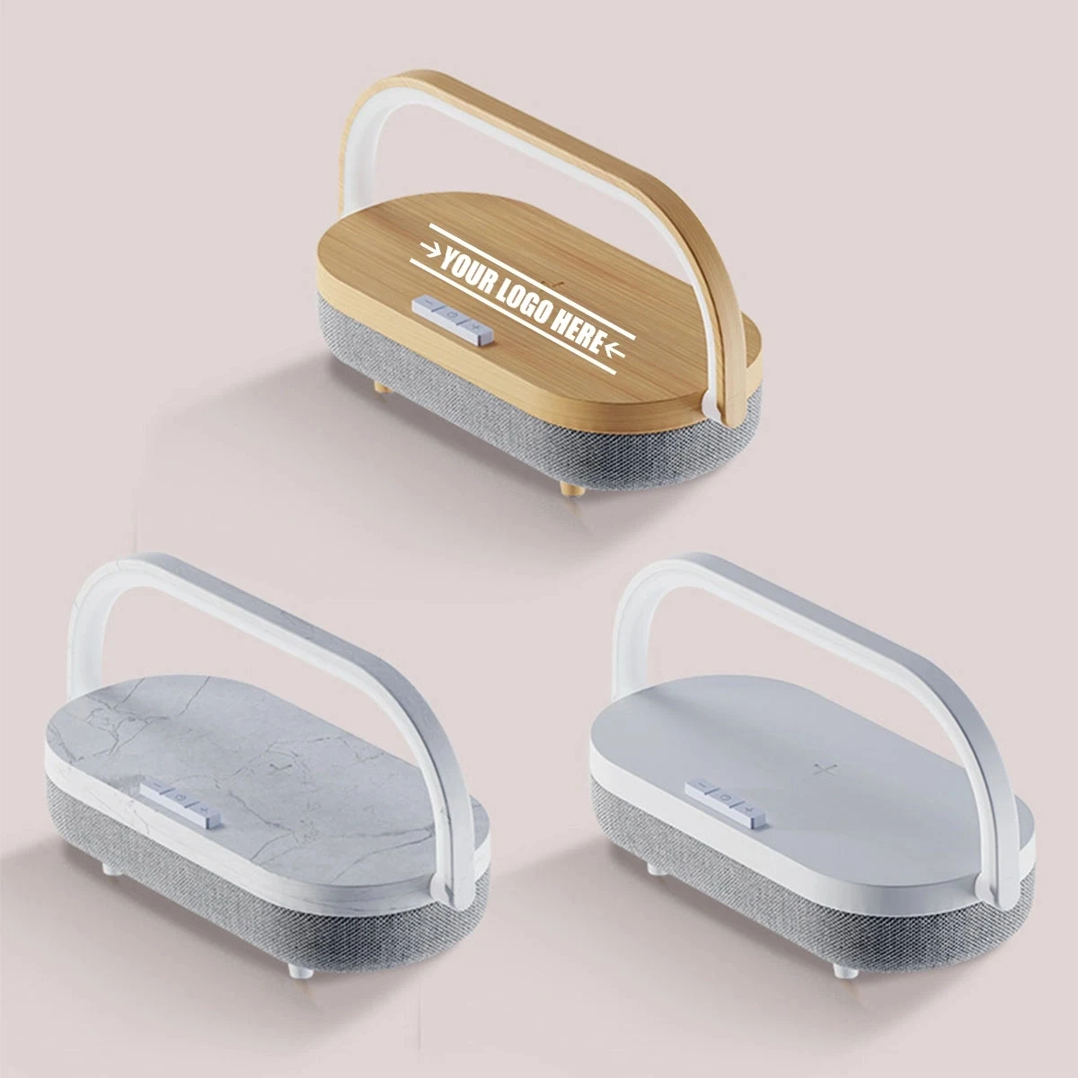 Wireless Charger LED Night Light Music Bedside Lamp 1