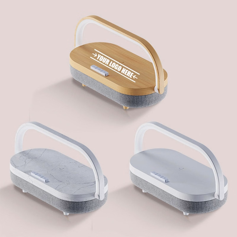 Wireless Charger LED Night Light Music Bedside Lamp