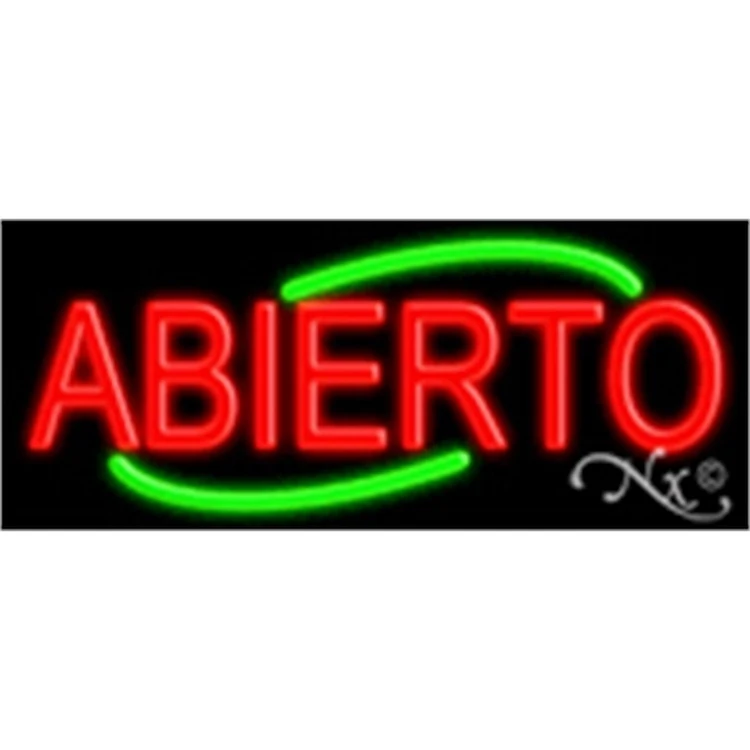 Abierto Economic Neon Sign 1
