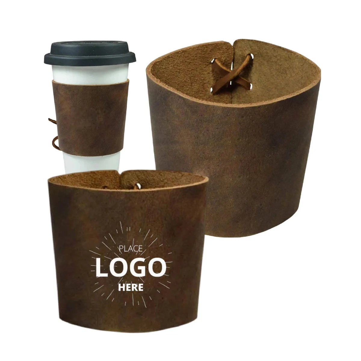 Leather Water Cup Insulation Sleeves 1