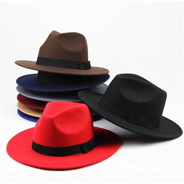 Wool Wide-Brim Bucket Hat 1