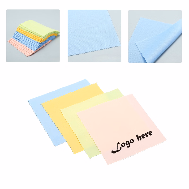 MOQ50 Microfiber Eyeglass Cleaning Cloth With Custom Logo