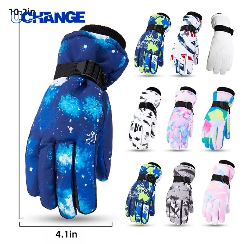 Women Fleece-Lined Ski Gloves 1