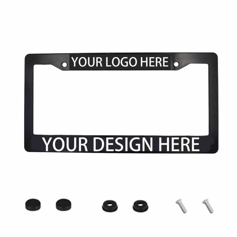 Black ABS License Plate Holder