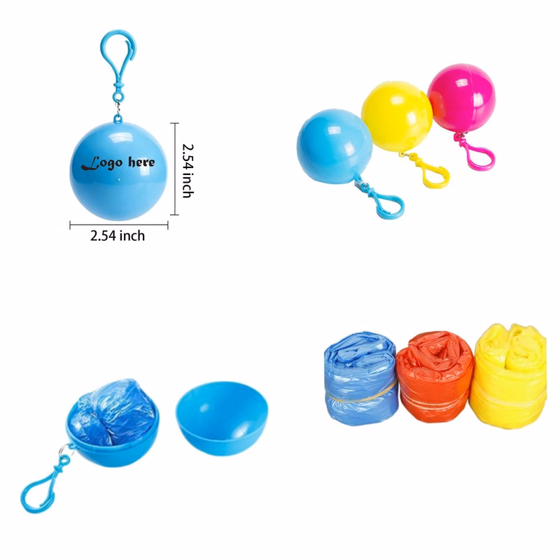 Portable Raincoat Ball Mini Outdoor Disposable