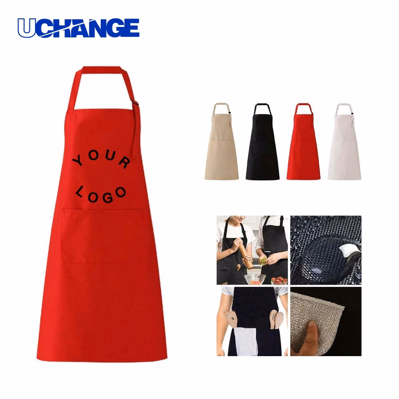 Waterproof Kitchen Apron with Adjustable Strap for Cooking