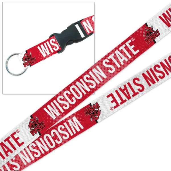 3/4" Full Color Sublimated Lanyard With Split Ring and Buckle 1