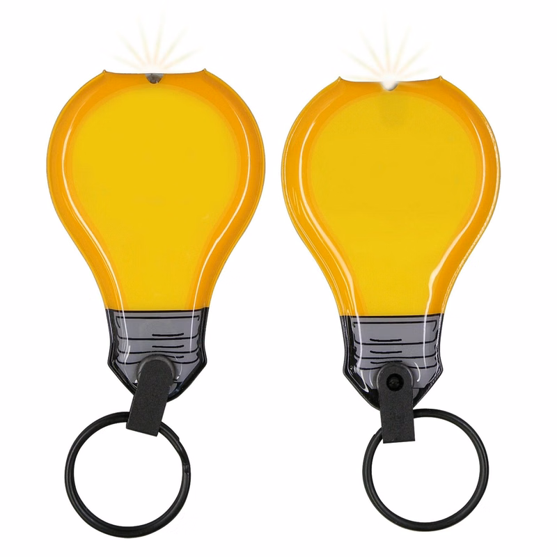 ShapeLights™ Color-A-Shape Key Ring Flashlight (Light Bulb)