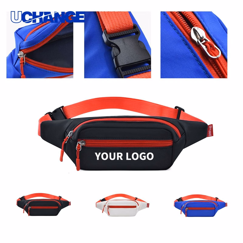 Contrast Color Waist Bag Organizer 8.1 Inch