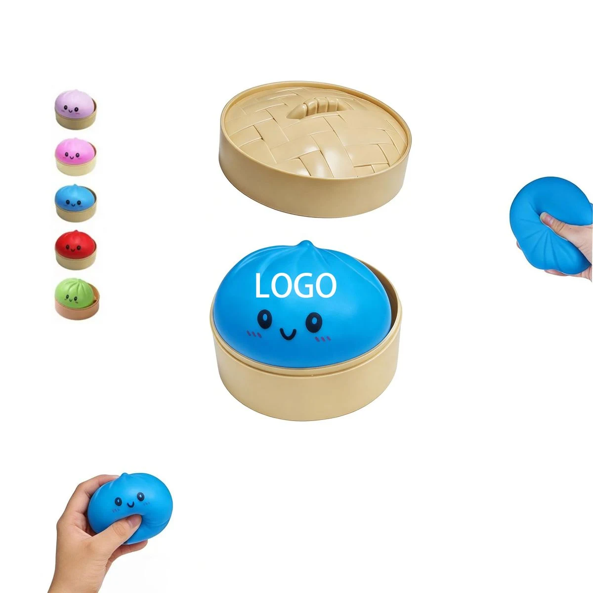 4" Baozi Squeeze Toy 1