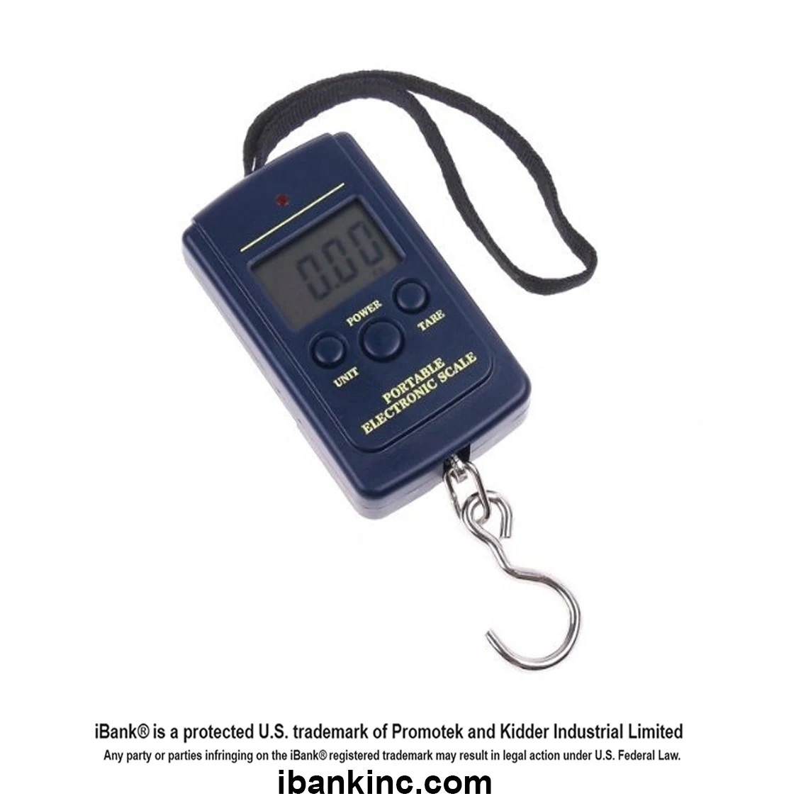 iBank ® Electronic Digital Travel Luggage Scale, 80 lb Maximum Capacity 1