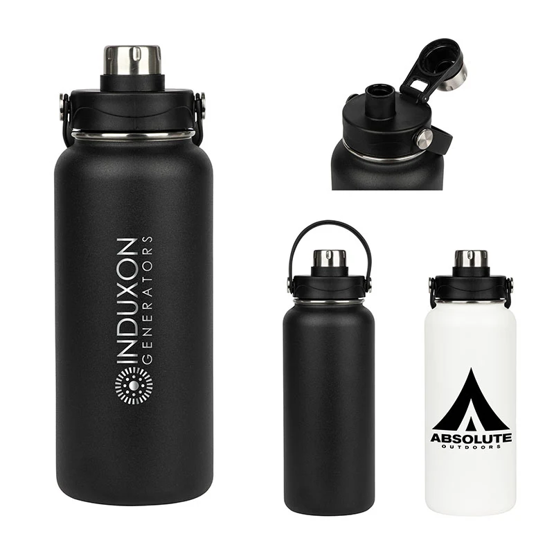Neptune 34 oz. Double Wall Stainless Steel Water Bottle 1