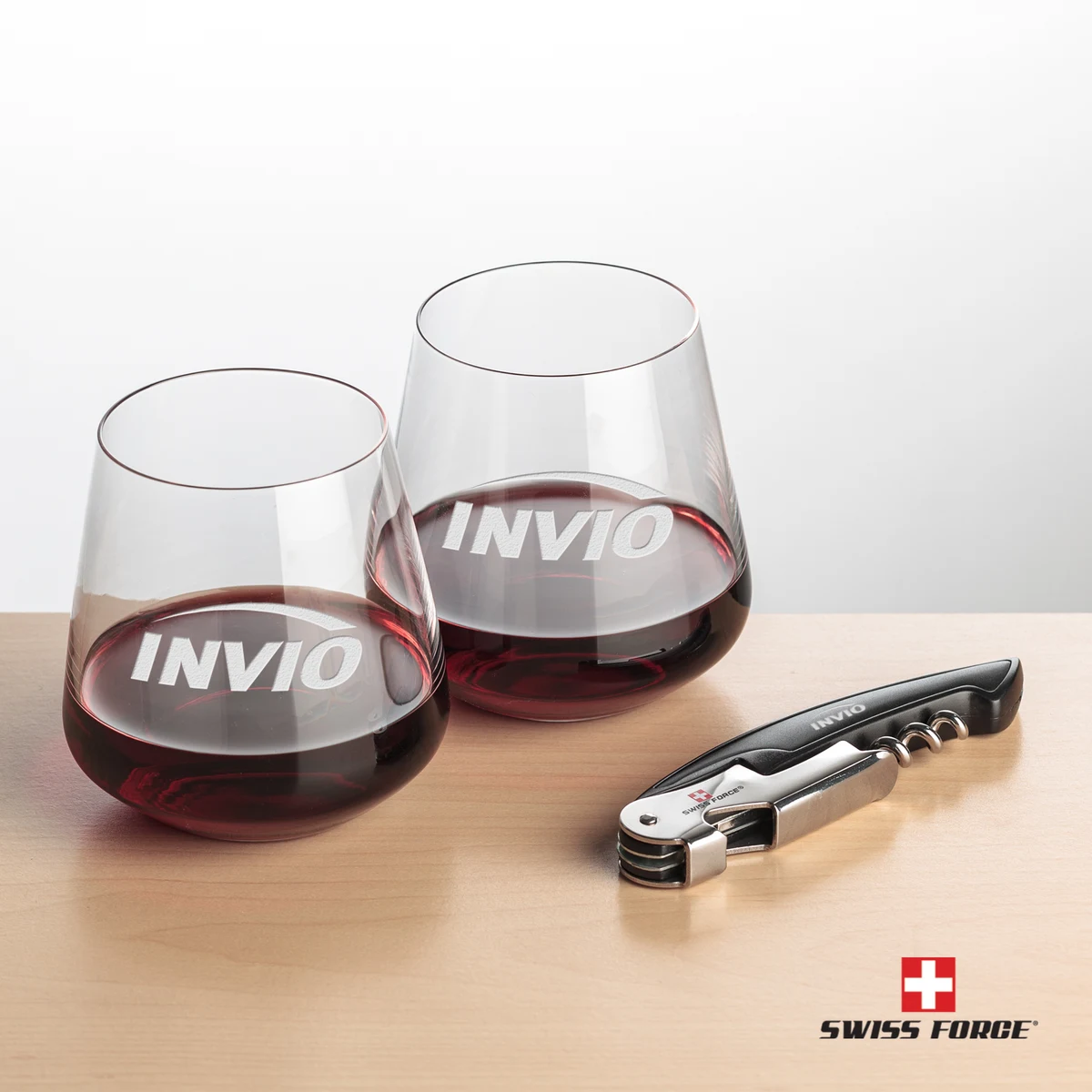 Swiss Force® Opener & Breckland Stemless Wine 1