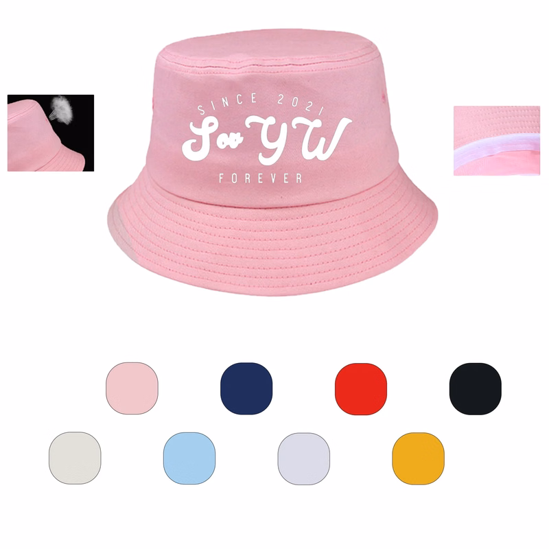 16"x12" Cotton Fisherman Bucket Sun Hat MOQ 100