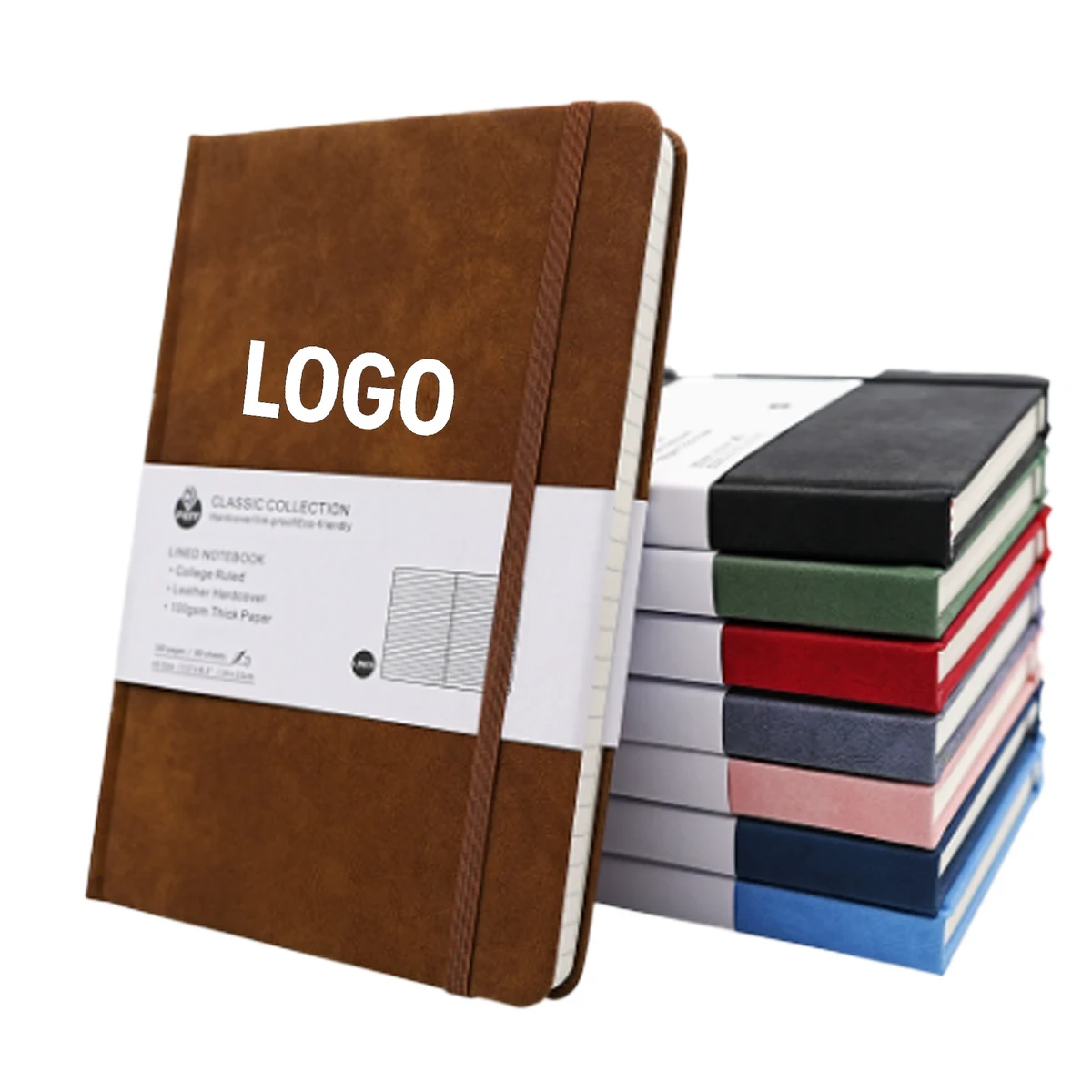 A5 PU Leather Journal Notebook With Elastic Closure 1