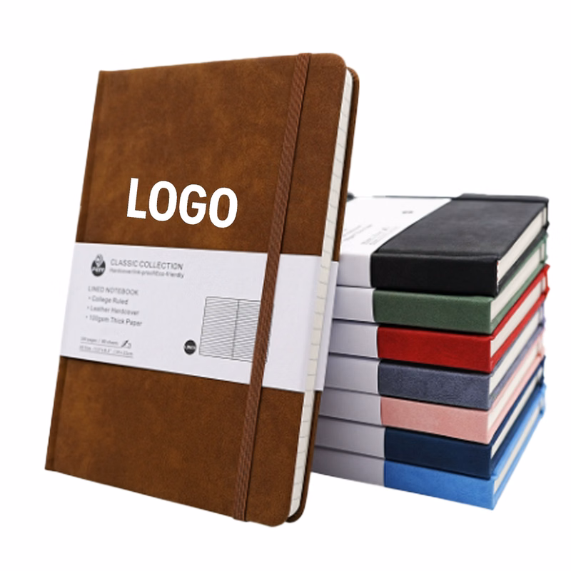 A5 PU Leather Journal Notebook With Elastic Closure