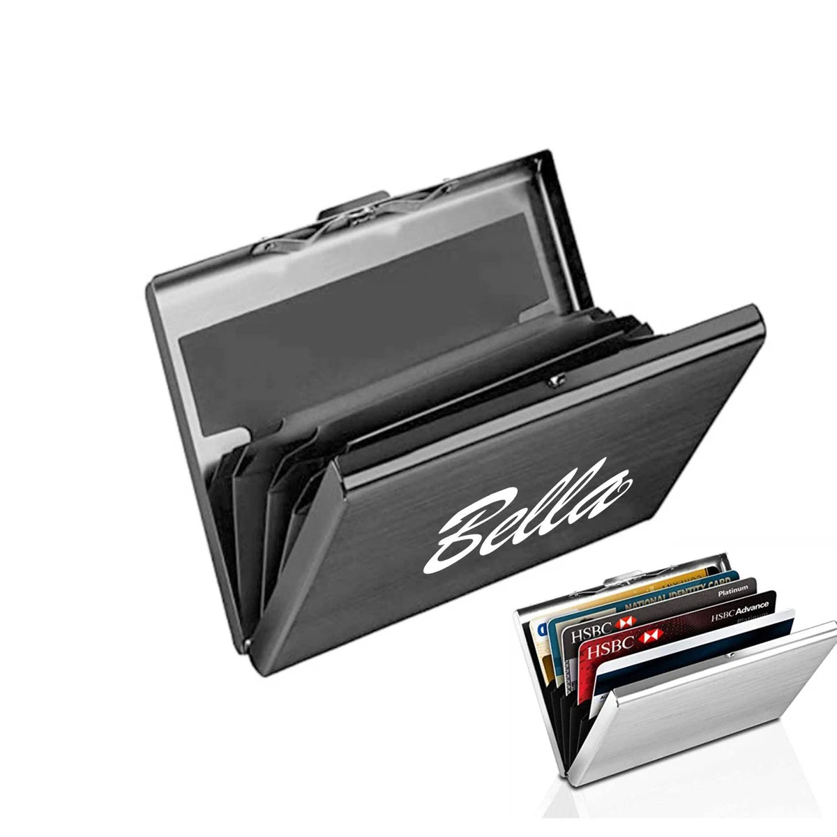 Aluminum RFID blocking credit card holder 1