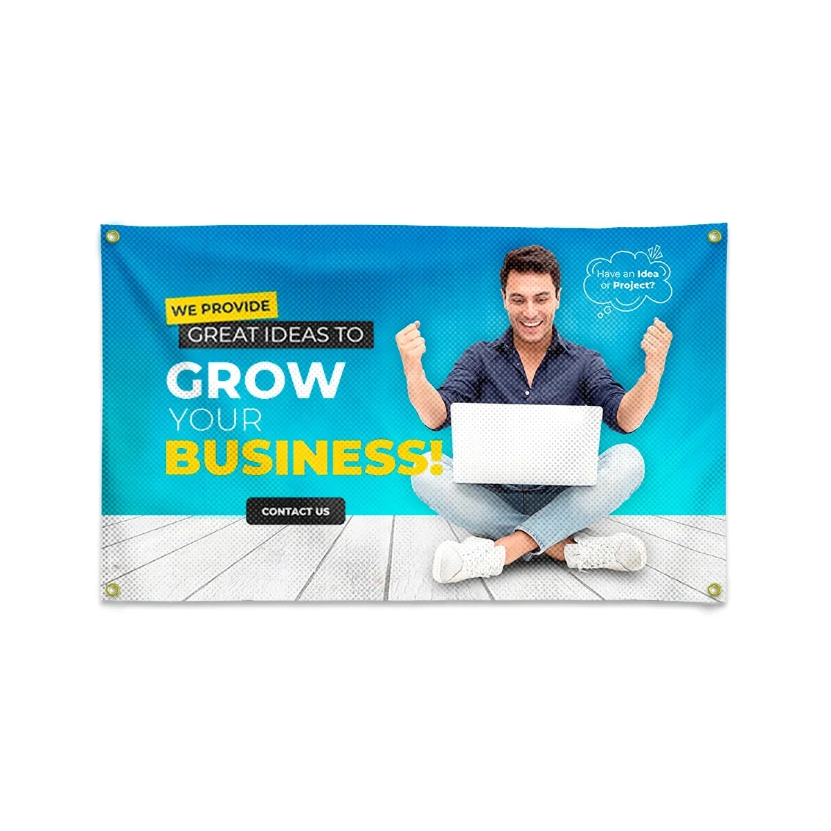 Digitally Printed Fabric Mesh Banner 3' x 5' 1