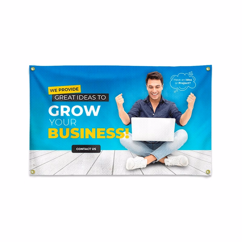 Digitally Printed Fabric Mesh Banner 3' x 5'