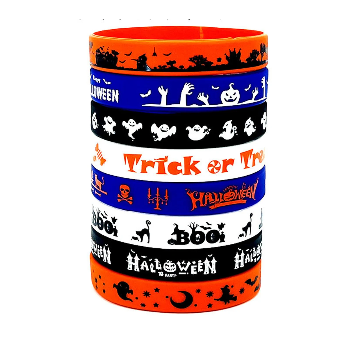 Halloween Silicone Wristbands Custom Rubber Bracelets 1