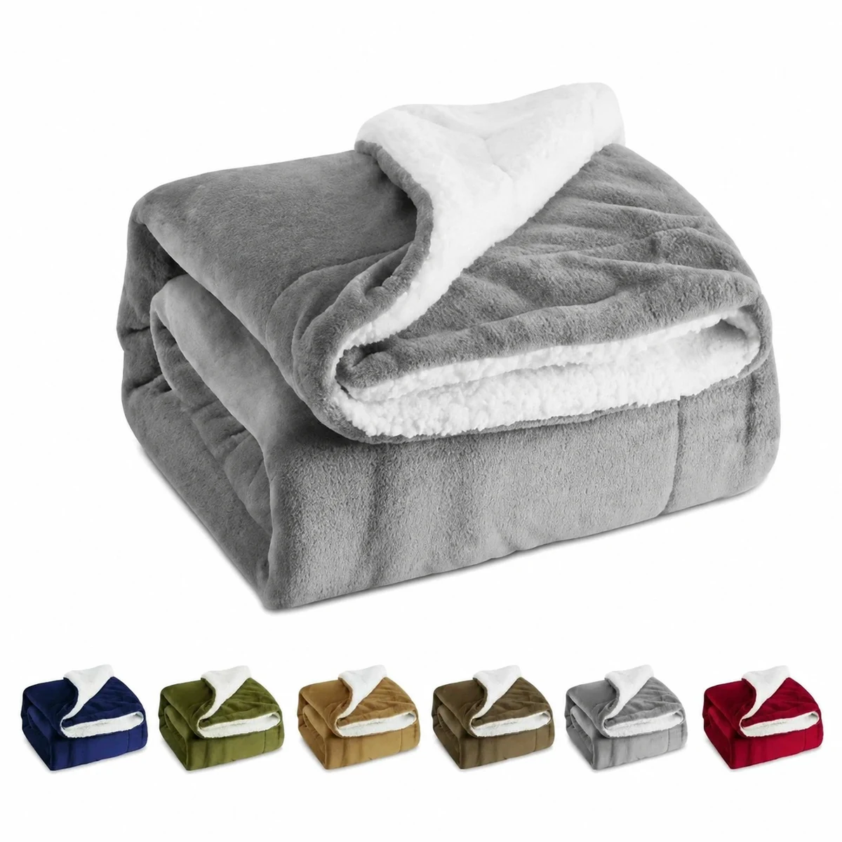 Plush Dual-Layer Snooze Throw 1