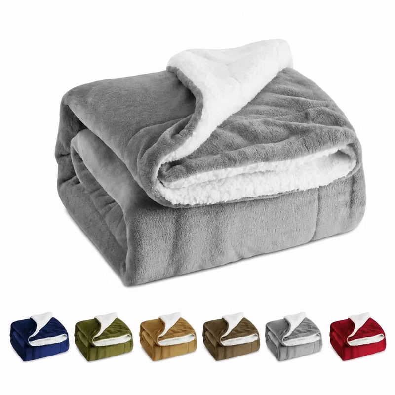 Plush Dual-Layer Snooze Throw