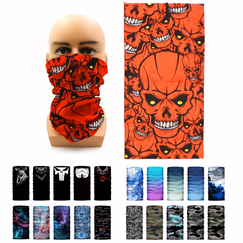 Seamless Bandannas Neck Gaiter Scarf Face Mask
