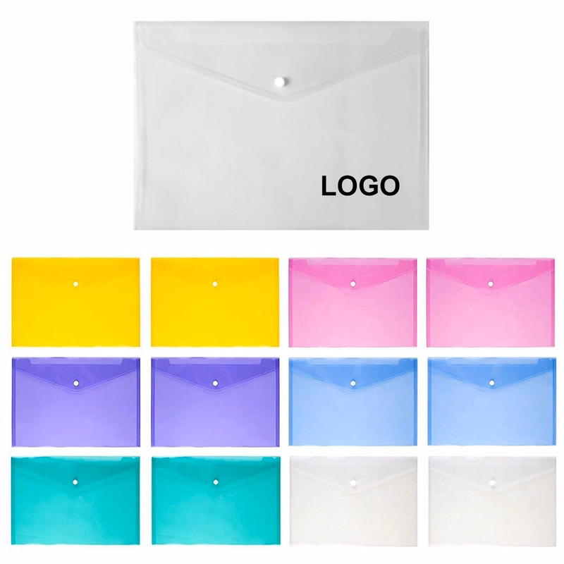 Clear A4 PP Document File Bag