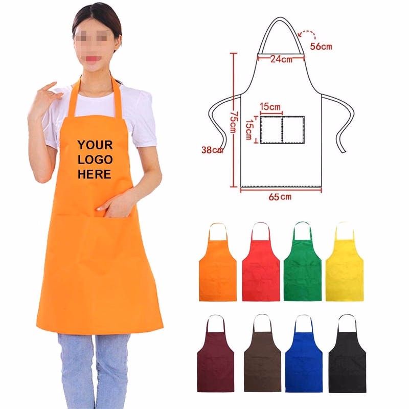 Kitchen Bib Aprons With Pockets