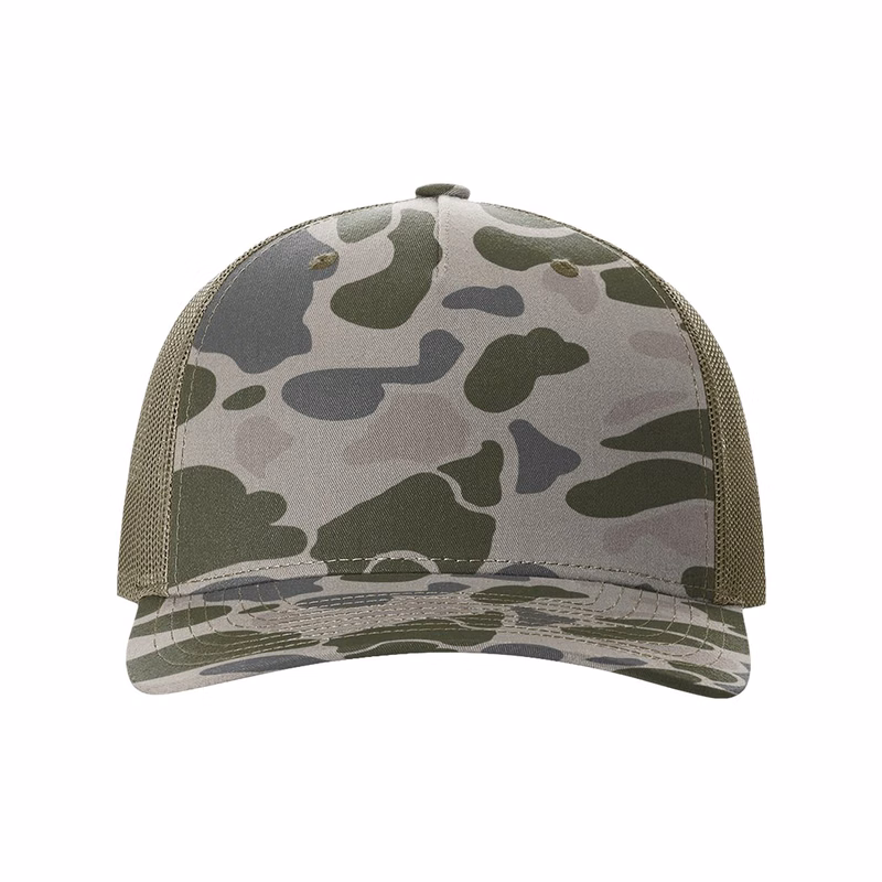 Printed Five-Panel Trucker Cap - 112PFP