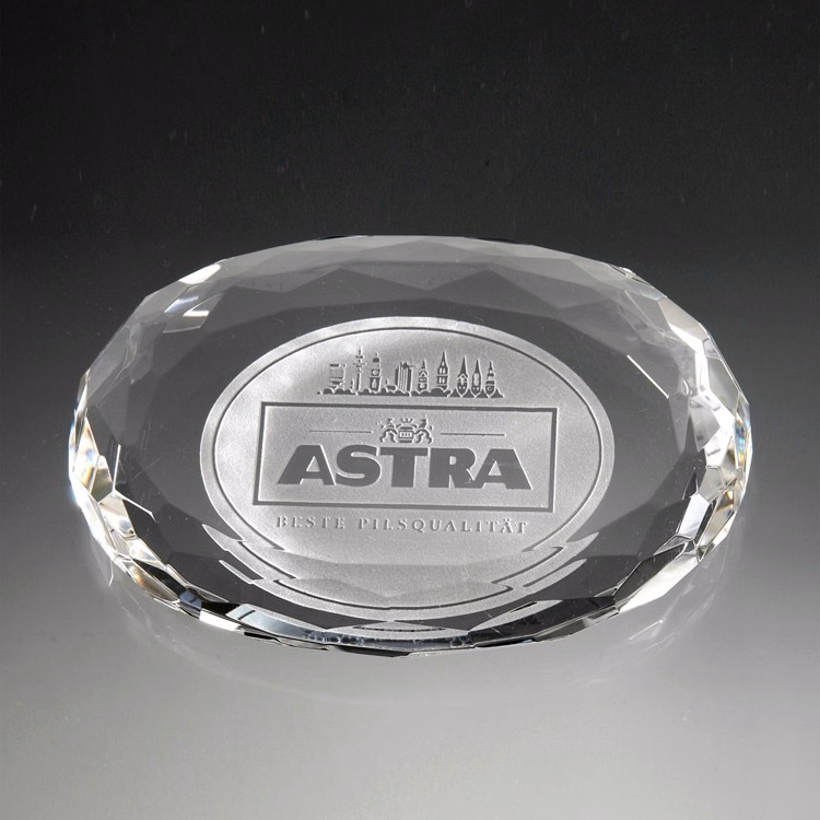 4-1/2" Oval Paperweight