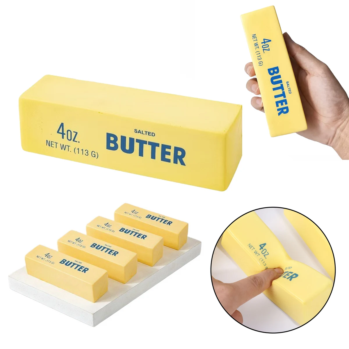 Food Model Butter Squeeze Stress Toy 1