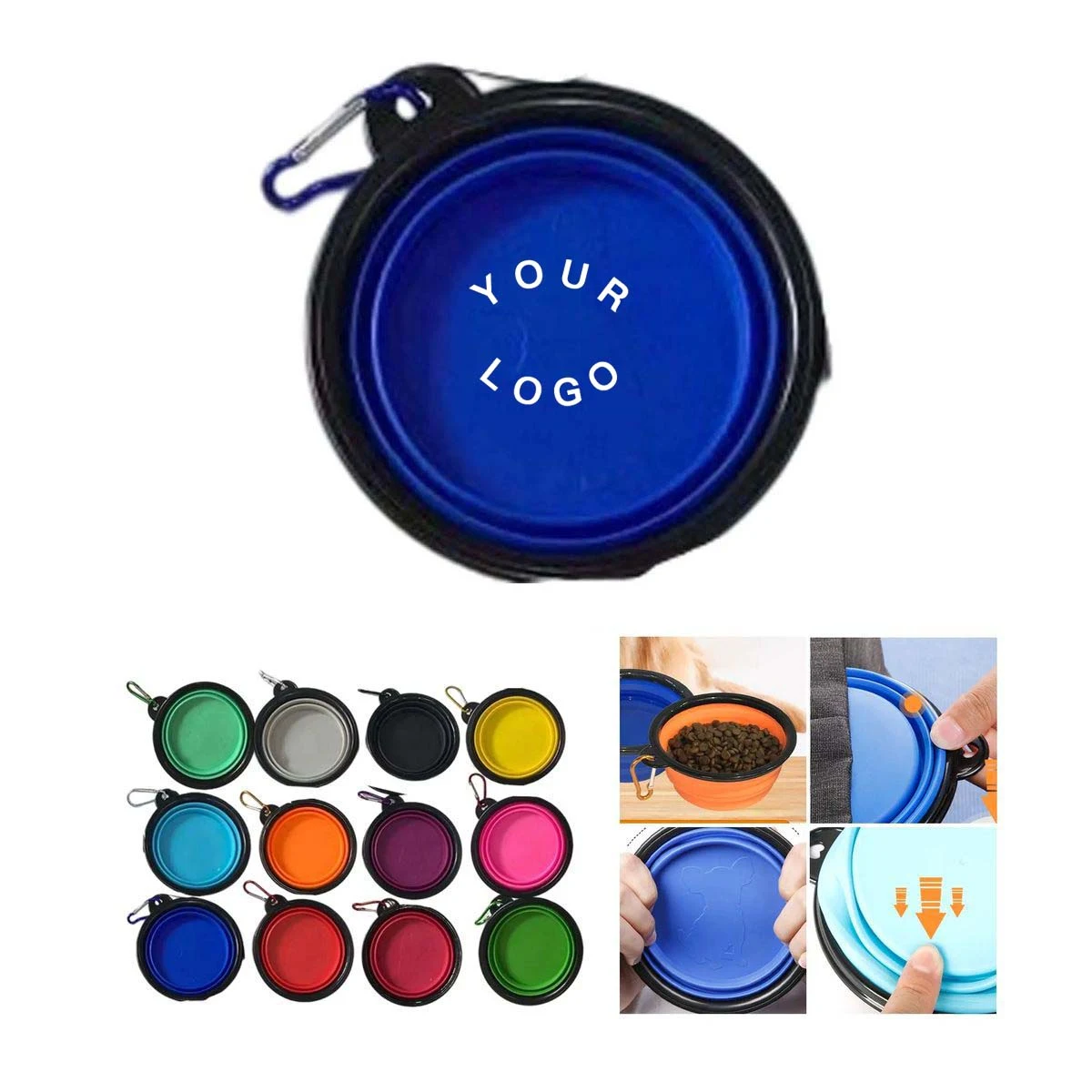 Travel Friendly TPE Dog Bowl for Outdoor Pets 1