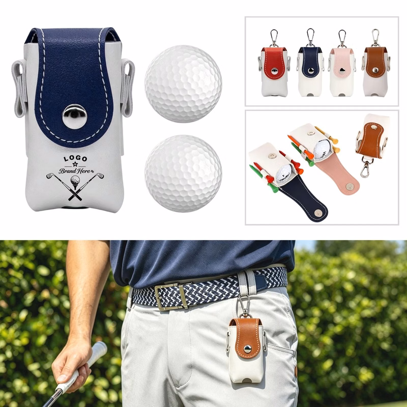 Pu Golf Ball Bag