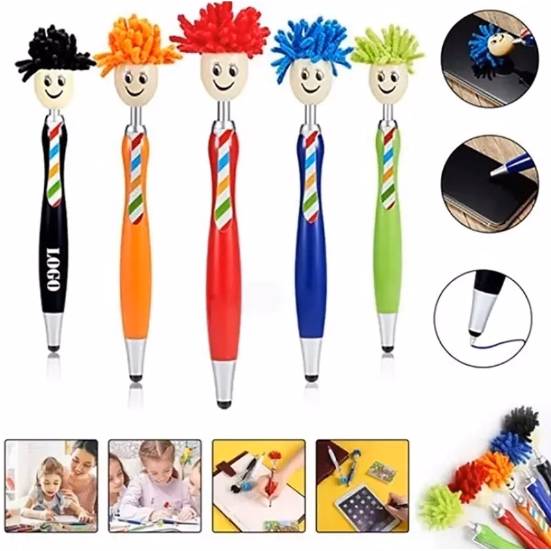 Mop Head Screen Cleaner Stylus Pens