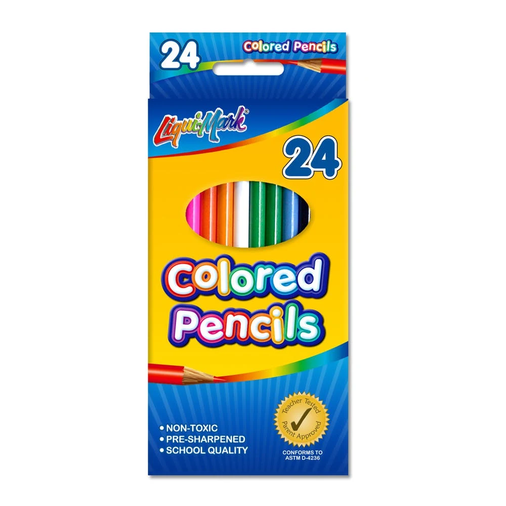 Colored Pencils - 24 Count Pre-sharpened 1