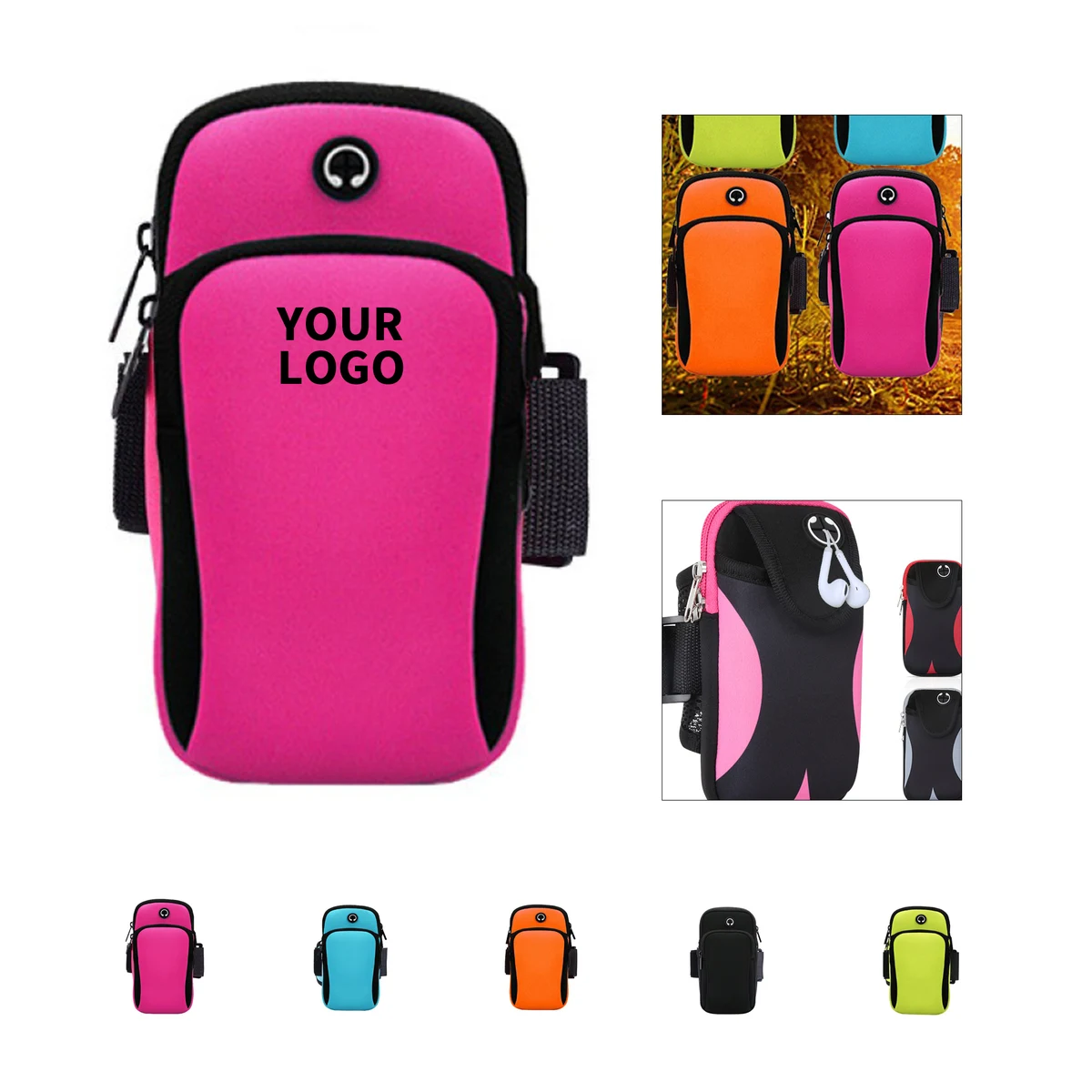 Outdoor Sports Cell Phone Armband Adjustable Fit 1