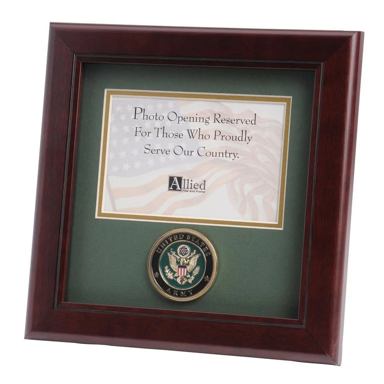 U.S. Army Medallion 4-Inch by 6-Inch Landscape Picture Frame 1