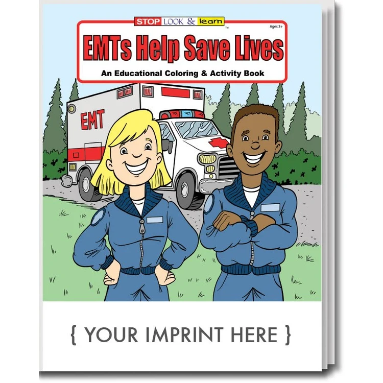 COLORING BOOK - EMTs Help Save Lives Coloring & Activity Book 1
