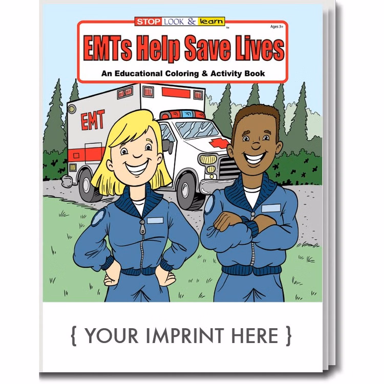 COLORING BOOK - EMTs Help Save Lives Coloring & Activity Book