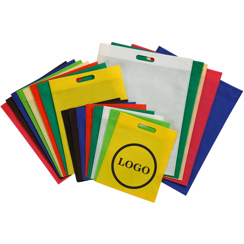 Non-Woven Flat Tote Bag with Custom Logo