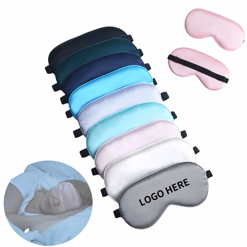 Adjustable Strap Breathable Silk Sleeping Mask Eye Cover