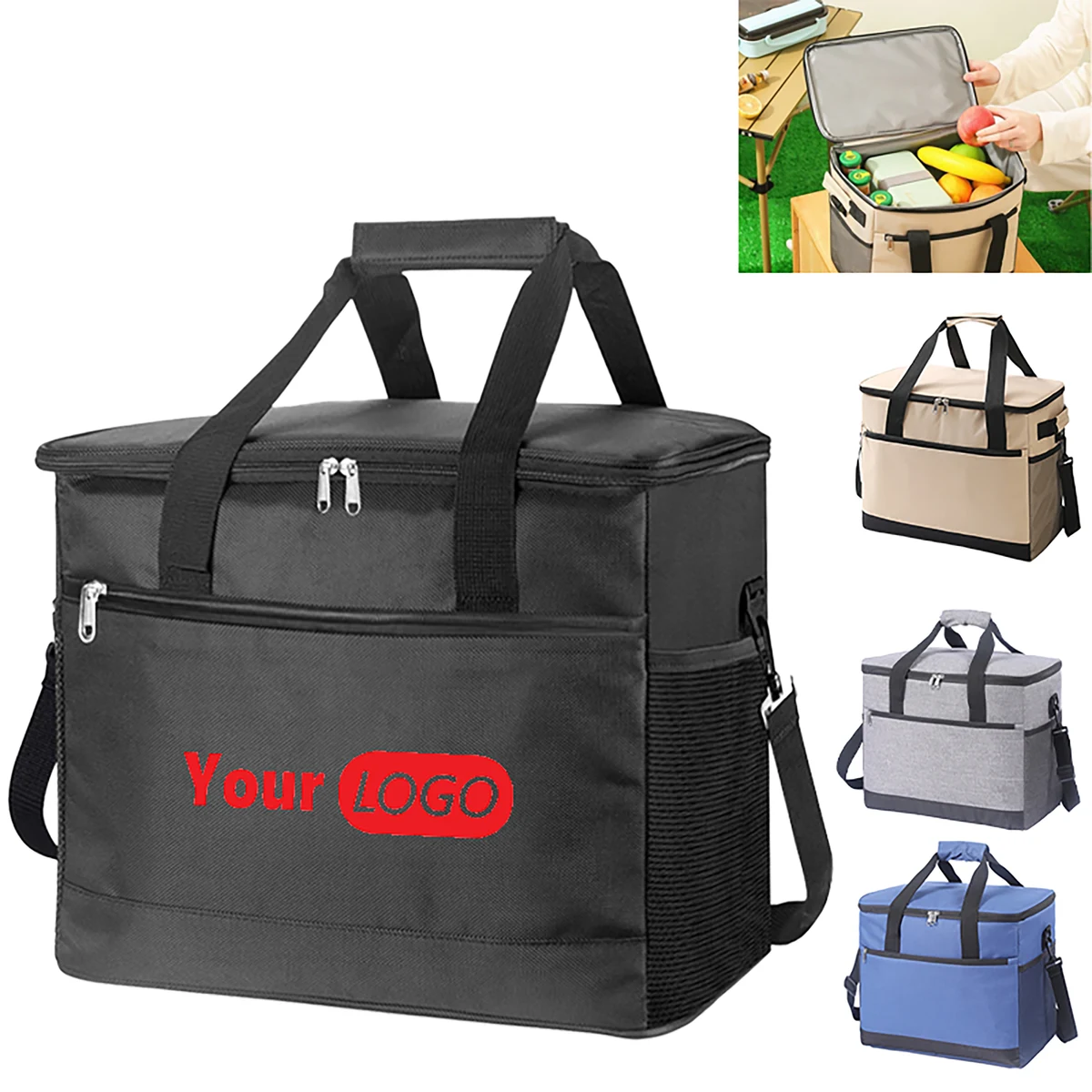 Insulated 24-Can Cooler Bag 1