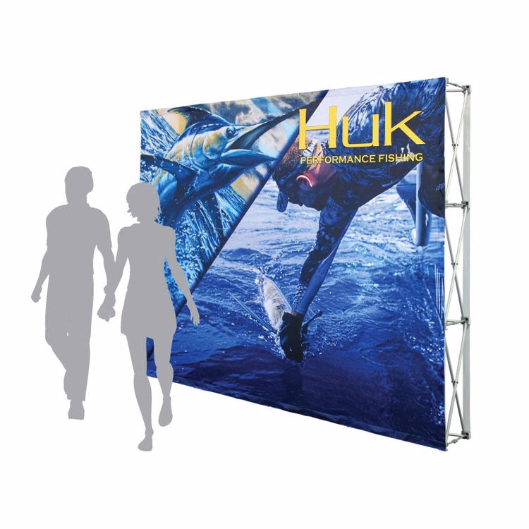 10x8 Straight Pop-Up Wall Display