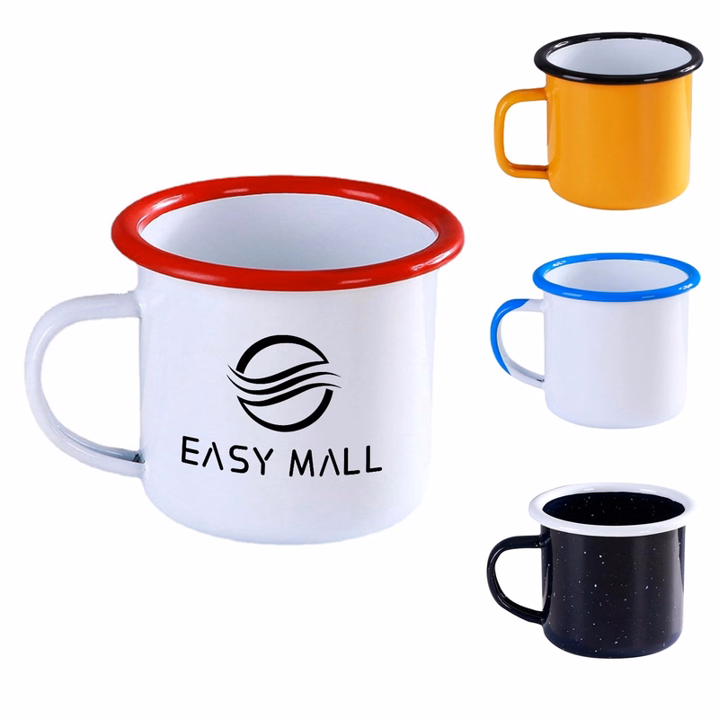 12oz Enamel Coffee Camping Mug