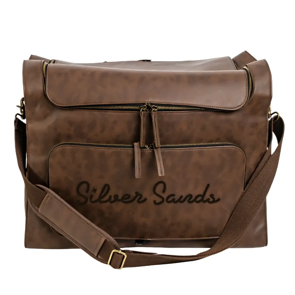 6-Bottle Leather Salesperson Backpack 1
